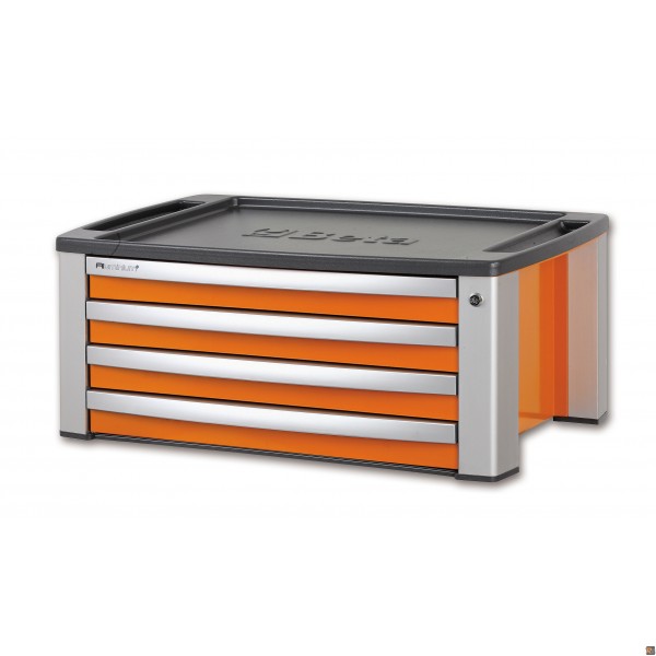 CASSETTIERA PORTATILE CON QUATTRO CASSETTI 