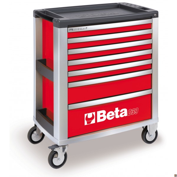 CASSETTIERA MOBILE CON SETTE CASSETTI 