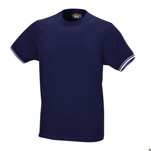 7549BL T-shirt 100% cotone colore blu