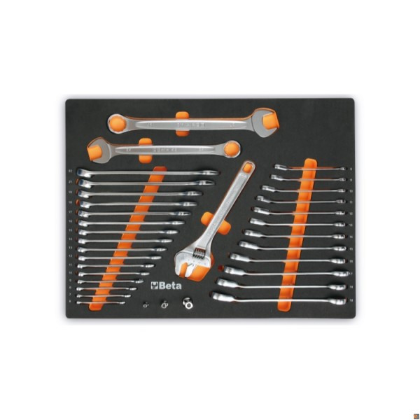 MM26 TERMOFORMATO MORBIDO CON 34 CHIAVI BETA UTENSILI 024580026
