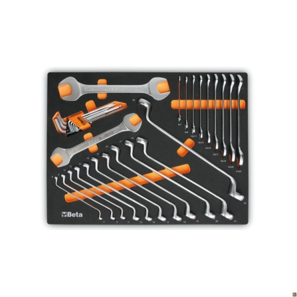 MM30 TERMOFORMATO MORBIDO CON 31 CHIAVI BETA UTENSILI 024580030