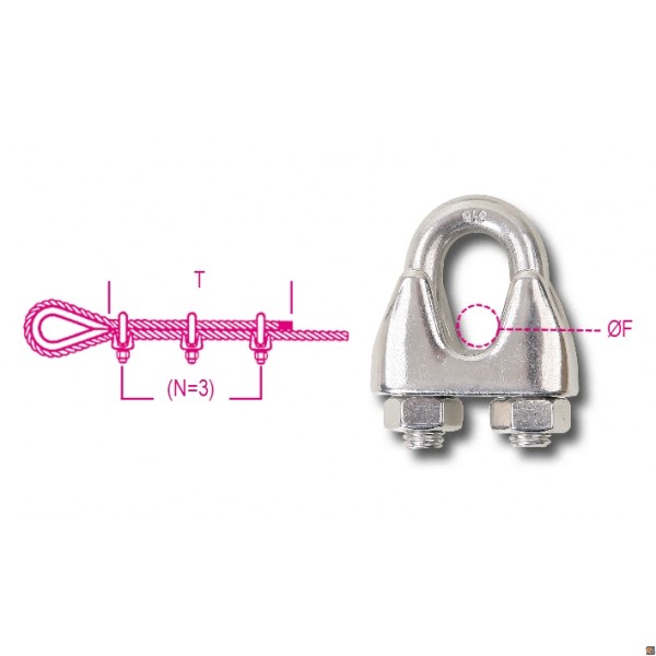 MORSETTI TIPO LEGGERO INOX Misure - 13
