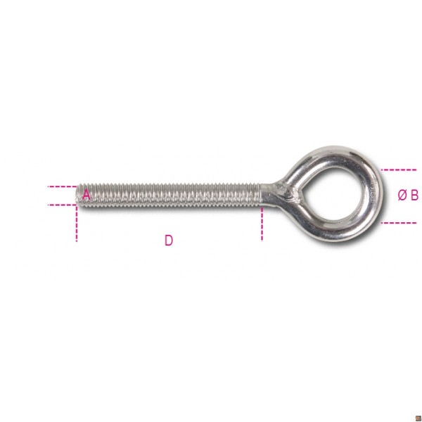 VITI AD OCCHIO PER TASSELLI INOX M12