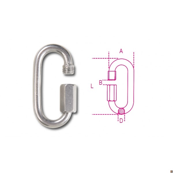 MAGLIE DI GIUNZIONE INOX 4X40 