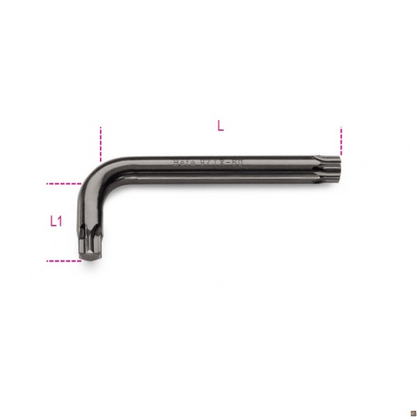 CHIAVI MASCHIO PIEGATE 97TX Misure - T27