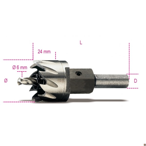 451 - FRESE A TAZZA IN ACCIAIO HSS INTERAMENTE RETTIFICATE - 45