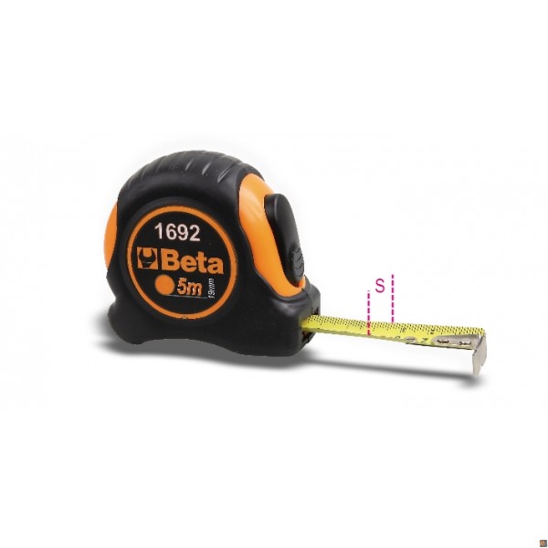 FLESSOMETRI CASSA BIMATERIALE IN ABS ANTIURTO Misure - L 8 m 