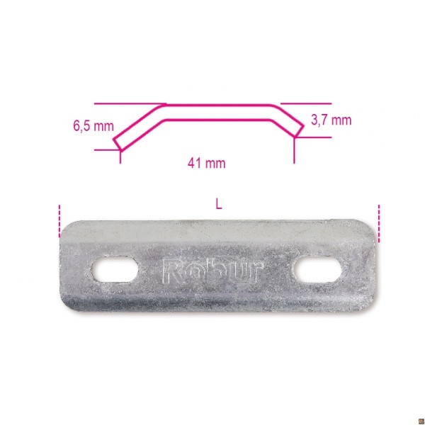 8383P - PIASTRE PER COLLARI QUADRI - 170
