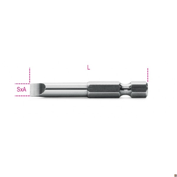 862LP - INSERTI PER AVVITATORI PER VITI A TESTA CON INTAGLIO - 0,5X3