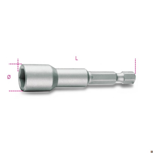 862F - INSERTI PER AVVITATORI CHIAVI A BUSSOLA ESAGONALE MAGNETICI - 8