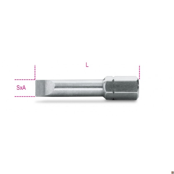 866LP - INSERTI PER AVVITATORI PER VITI A TESTA CON INTAGLIO - 1X5,5