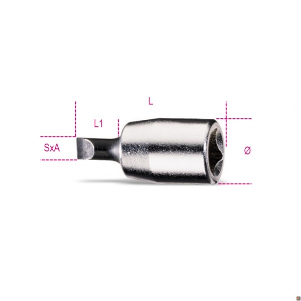900LP - CHIAVI A BUSSOLA A GIRAVITE PER VITI CON INTAGLIO - 1,2X8