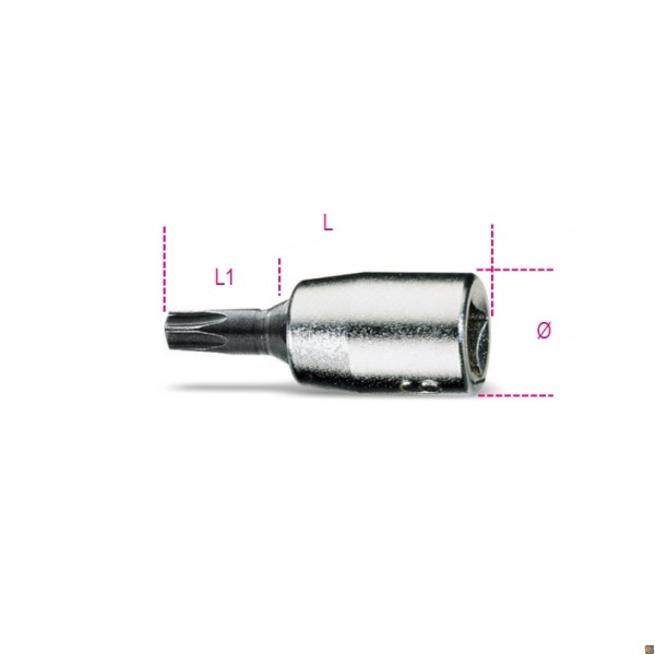 900TX - CHIAVI A BUSSOLA A GIRAVITE MASCHIO PER VITI CON IMPRONTA TORX® - 20