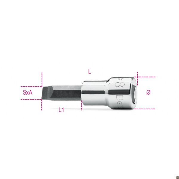 910LP - CHIAVI A BUSSOLA A GIRAVITE PER VITI CON INTAGLIO - 1,2X6,5 