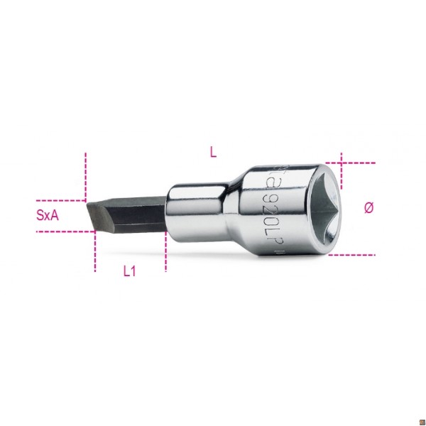 920LP - CHIAVI A BUSSOLA A GIRAVITE PER VITI - 1,2X8 