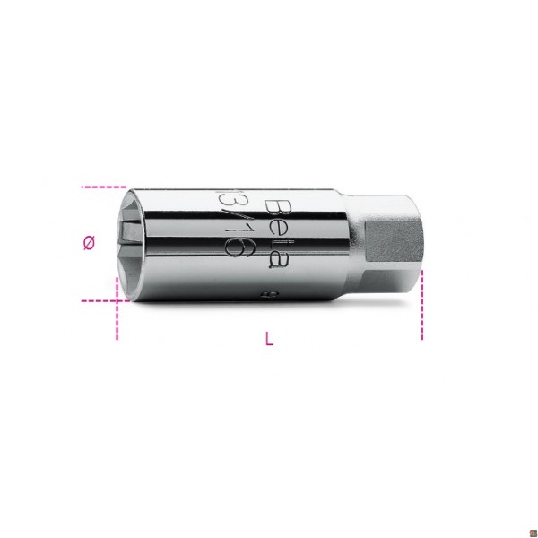 956E - CHIAVI A BUSSOLA CON ATTACCO QUADRO FEMMINA 3/8” - 16