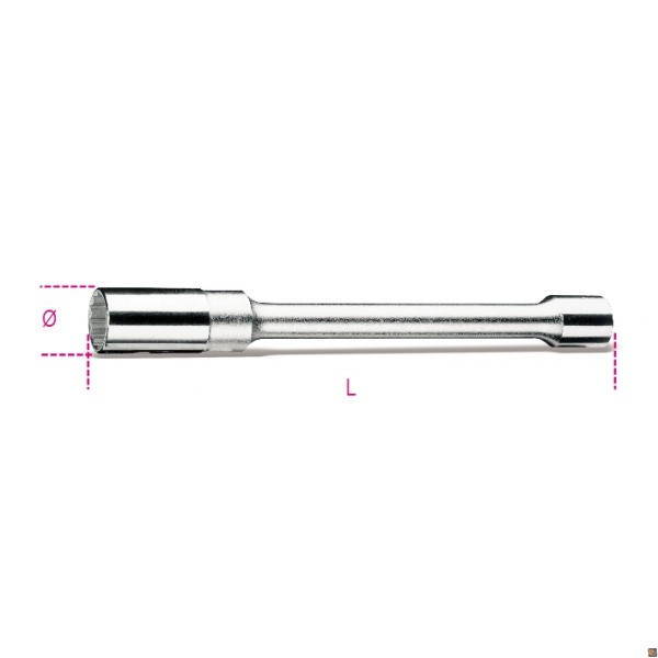 956L - CHIAVI A BUSSOLA POLIGONALE CON ATTACCO QUADRO FEMMINA 1/2” - 17,8