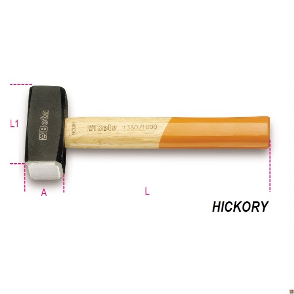 1380 - MAZZETTE MANICO IN LEGNO - 1000