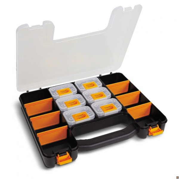 2080/V6 - Valigia organizer con 6 vaschette asportabili e divisori  regolabili BETA UTENSILI 020800060