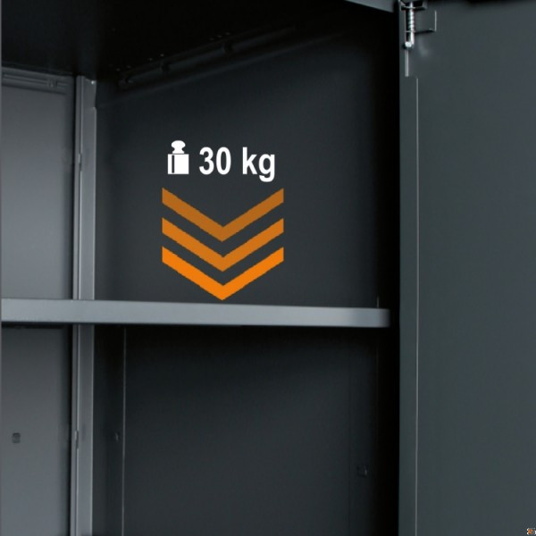 RSC50 A1 - Armadio in lamiera a 1 anta per arredo officina RSC50