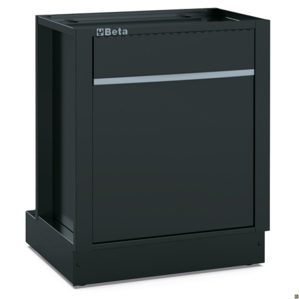 RSC50 CS - Modulo fisso per rifiuti differenziati per arredo officina RSC50