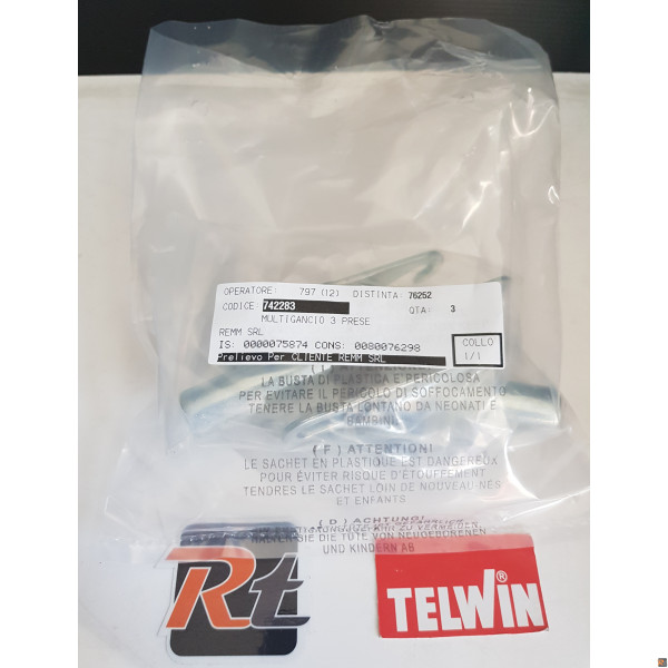 MULTIGANCIO 3 PRESE TELWIN 742283