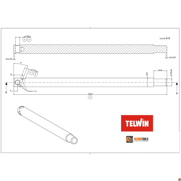 BRACCI TELWIN XD2 DISEGNO TECNICO - 803017