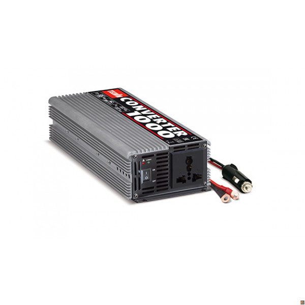 Convertitore inverter 12V DC - 230V AC - CONVERTER 1000 - TELWIN 829447