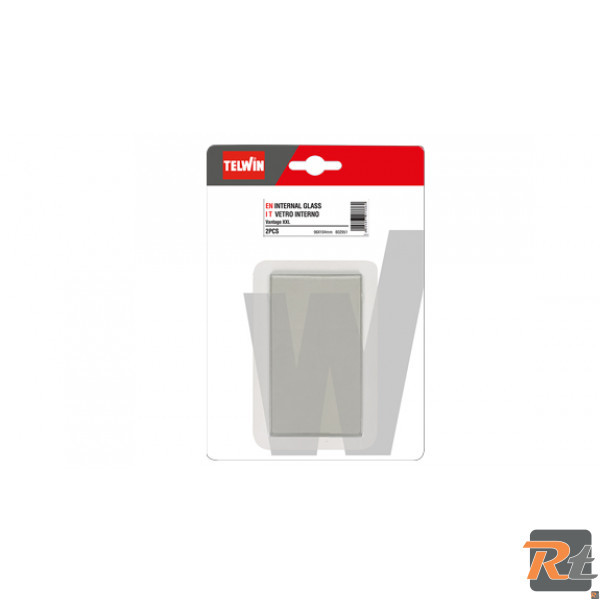 KIT 2 PROTEZIONE VETRO INTERNO 41.5X 96MM cod. 804411 TELWIN