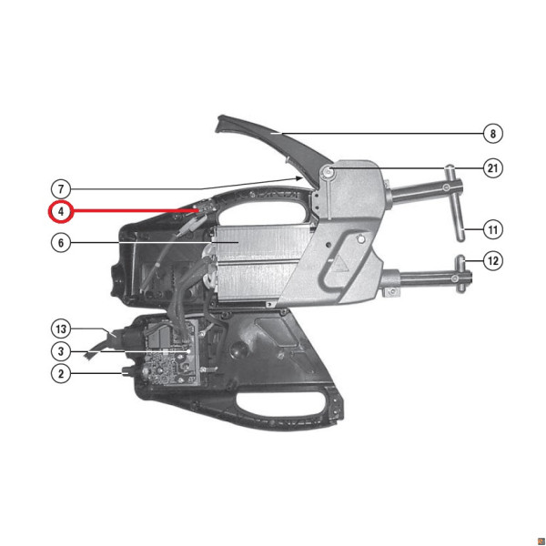 MICROINTERRUTTORE RICAMBIO PER PUNTATRICE DIGITAL MODULAR TELWIN 122393